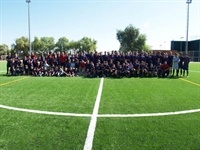 Instal·lació de gespa artificial al camp de futbol del Poliesportiu Municipal 4