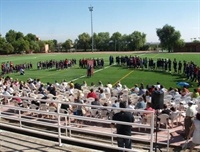 Instal·lació de gespa artificial al camp de futbol del Poliesportiu Municipal 2