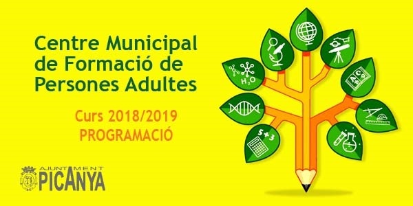 El Centre Municipal de Formació de Persones Adultes obri el curs 2018/2019