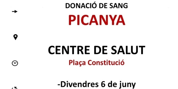 Donació de sang al Centre de Salut
