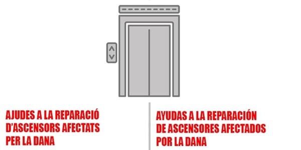 Ajudes per a la reparació d'ascensors comunitaris afectats per la DANA