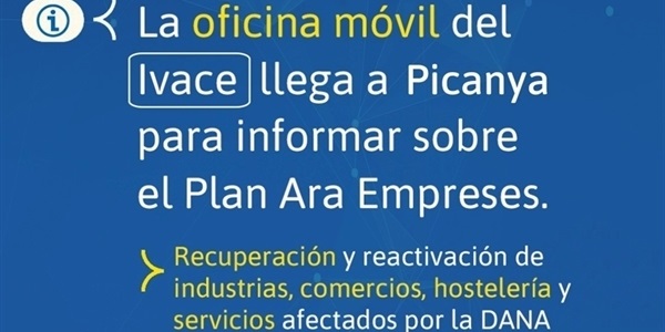Oficina mòbil d'informació sobre les ajudes Ara Empreses de la Generalitat Valenciana