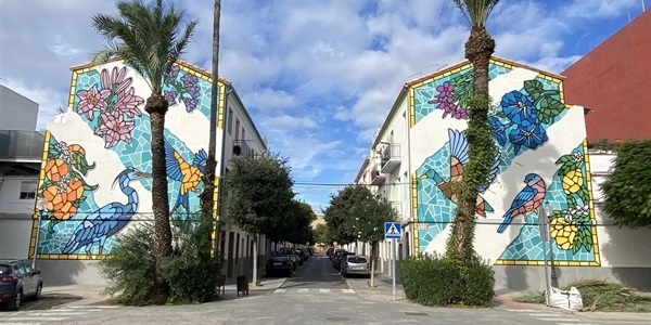 Nou mural a l'Av. Sta. Maria del Puig a càrrec de l'artista picanyer Giacomo Pennicchi