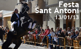 Festa de Sant Antoni 2013. Benedicció dels animals.